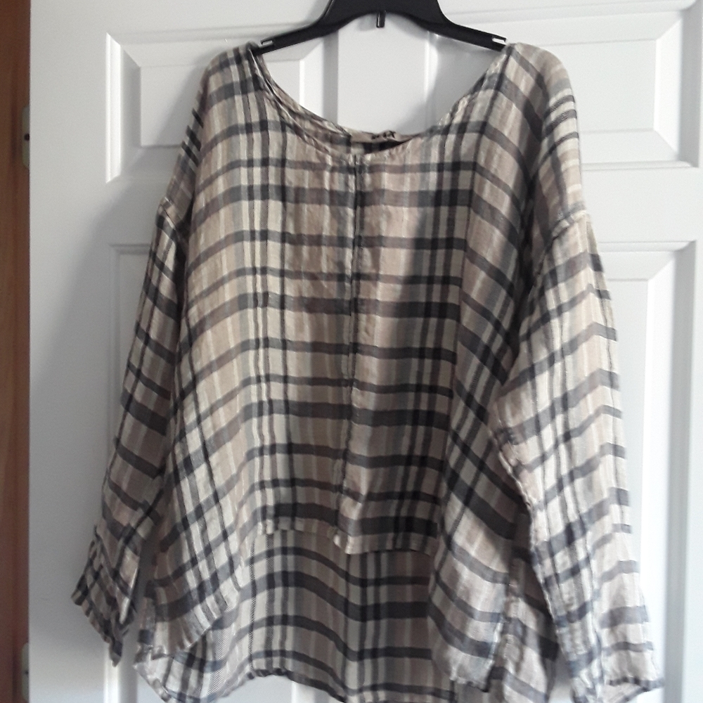 Linen Top.....Flax Designs